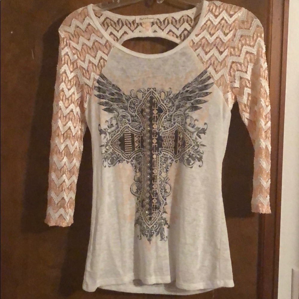 Angels & Diamonds 3/4 Sleeve Tee